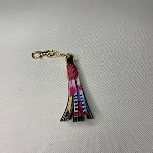 Multicolor tassel keychain